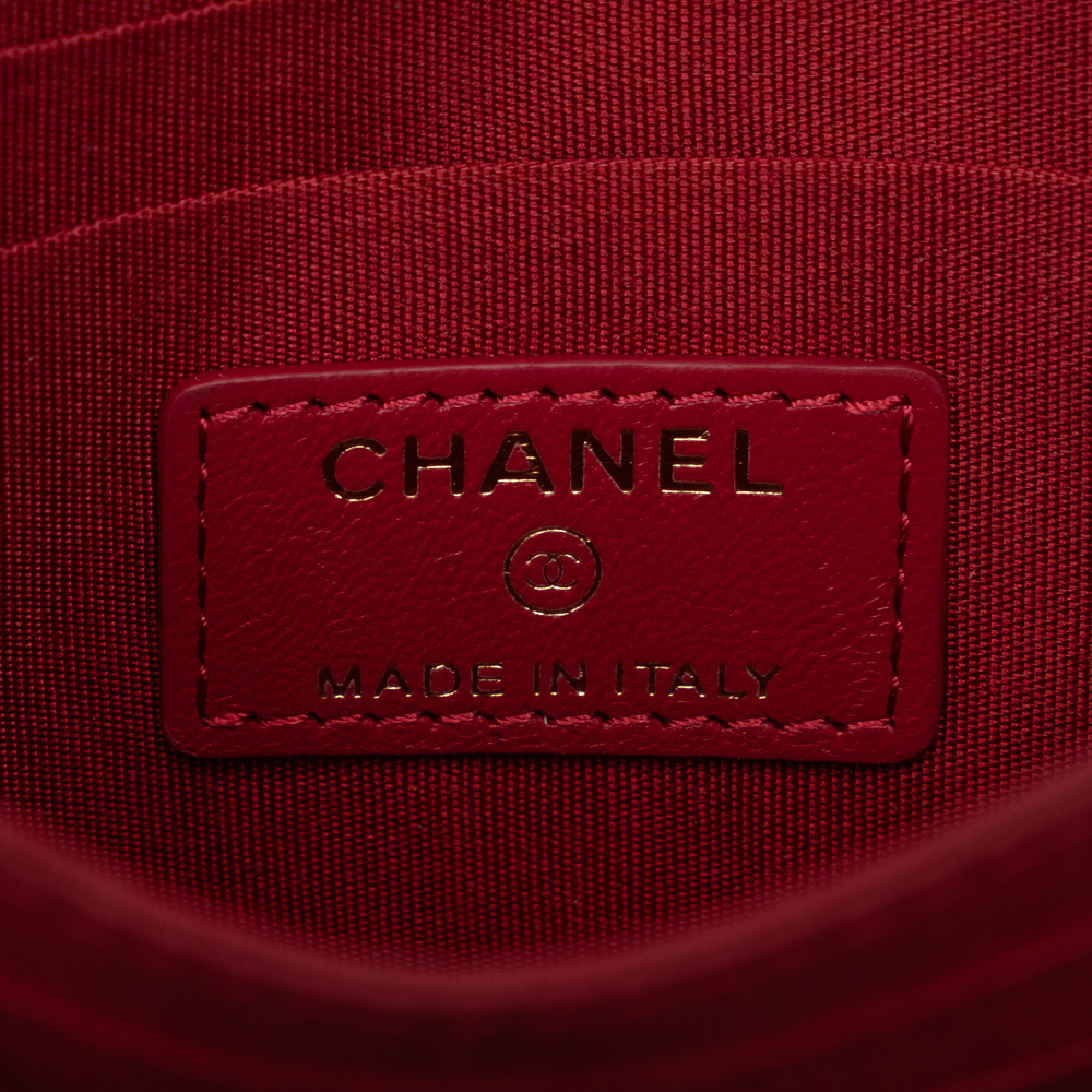 Pre-Loved Chanel Lambskin Romance Wallet On Chain - Picture 7 of 11